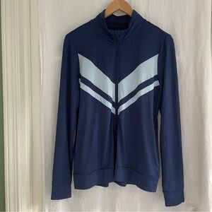 Zelos Navy Blue and Light Blue Activewear Jacket